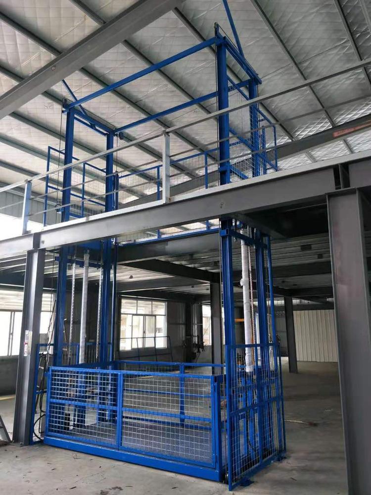 外帶防護網液壓貨梯